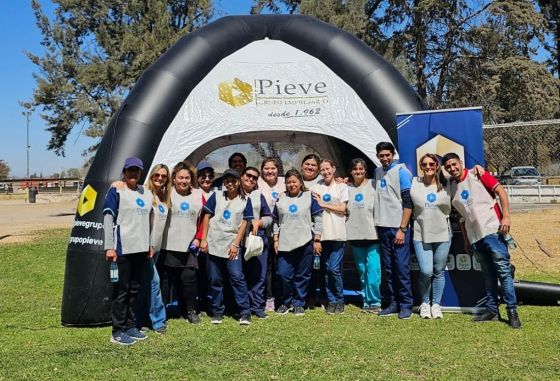 Grupo Pieve brindó apoyo a más de 12.000 peregrinos